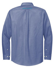 Load image into Gallery viewer, Brooks Brothers® Wrinkle-Free Stretch Pinpoint Shirt - Cobalt Blue
