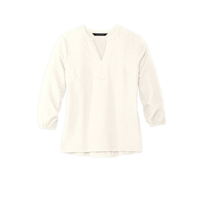 Mercer+Mettle™ Women's Stretch Crepe 3/4-Sleeve Blouse - Ivory Chiffon