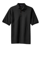 Load image into Gallery viewer, Port Authority® Heavyweight Cotton Pique Polo - Black

